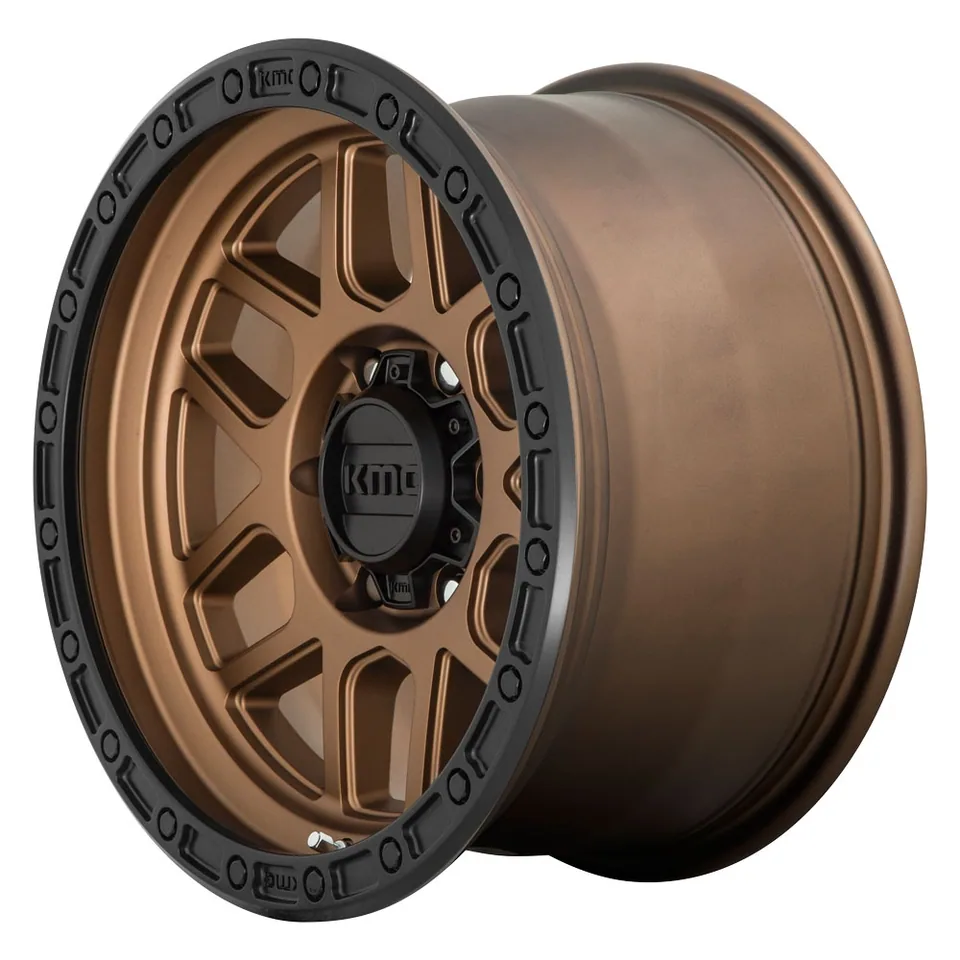 KMC KM544 Mesa Matte Bronze w/ Black Lip 2 of 3