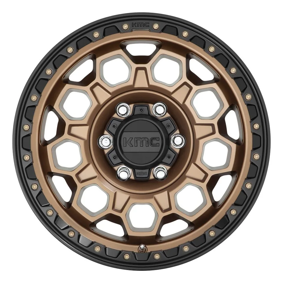 KMC KM545 Matte Bronze w/ Black Lip 2 of 3