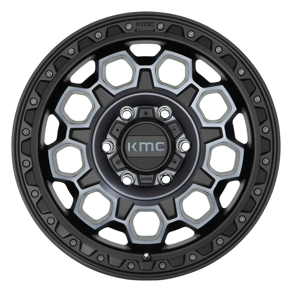 KMC KM545 Satin Black w/ Gray Tint 2 of 3