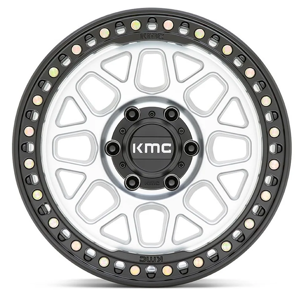 KMC KM549 GRS Machined w/ Satin Black Lip 2 of 3