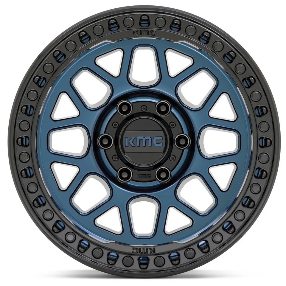 KMC KM549 GRS Midnight Blue w/ Gloss Black Lip 2 of 3