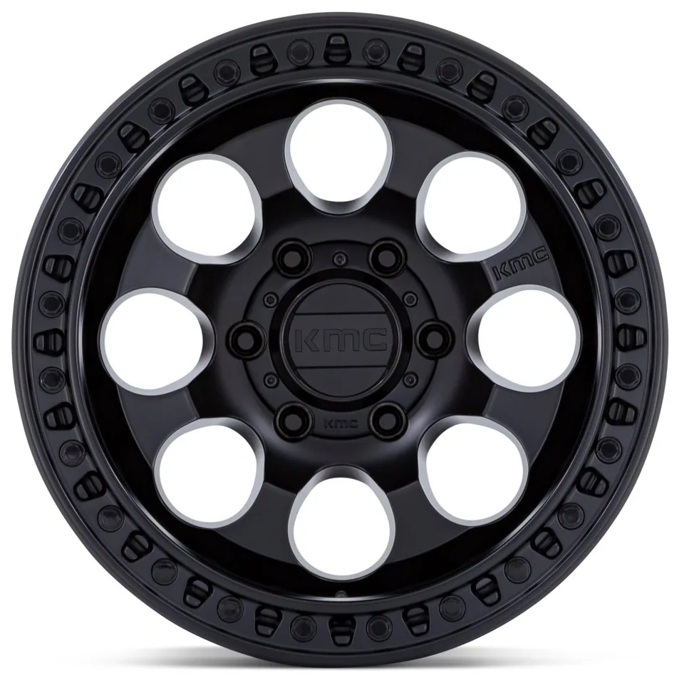 KMC KM550 Riot SBL Satin Black 2 of 3