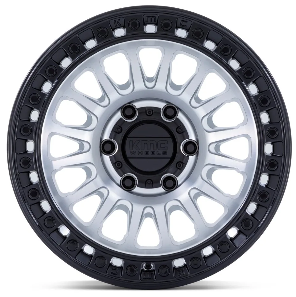 KMC KM552 IMS Machined w/ Matte Black Lip 2 of 3