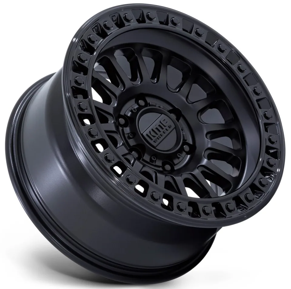 KMC KMC KM552 IMS Matte Black w/ Gloss Black Lip 3 of 3