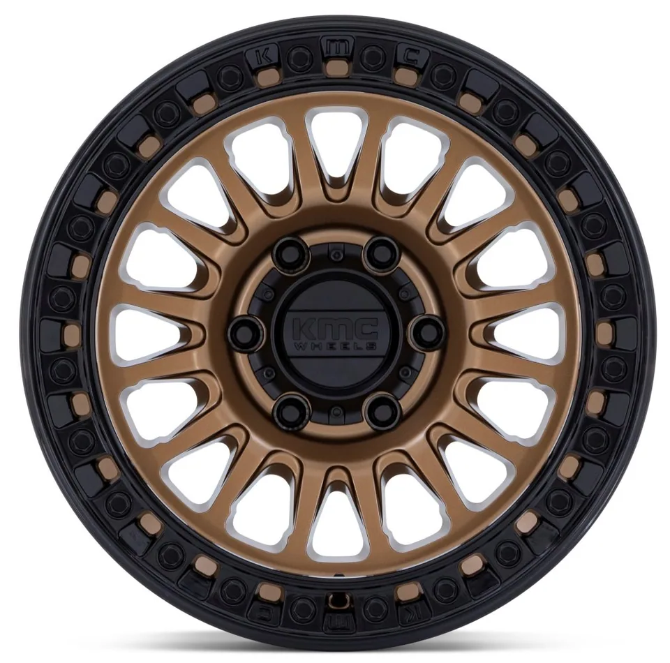 KMC KM552 IMS Matte Bronze w/ Gloss Black Lip 2 of 3