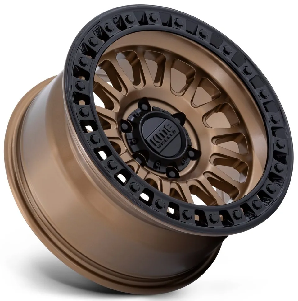 KMC KM552 IMS Matte Bronze w/ Gloss Black Lip 3 of 3