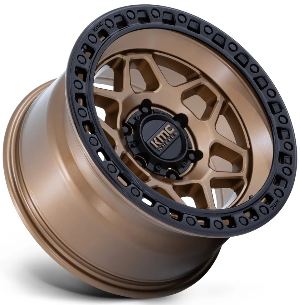 KMC KM553 Torx Matte Bronze w/ Gloss Black Lip 3 of 3