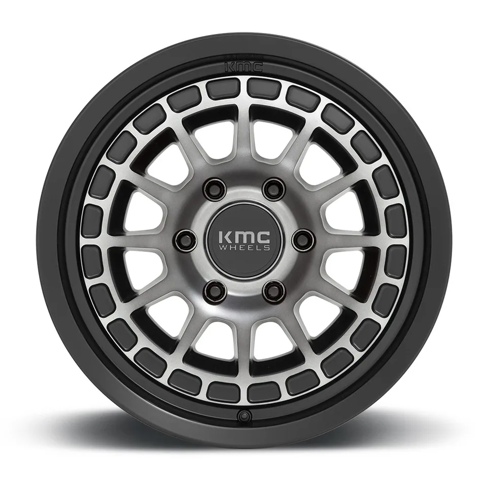 KMC KM719 Canyon Satin Black w/ Gray Tint 3 of 3