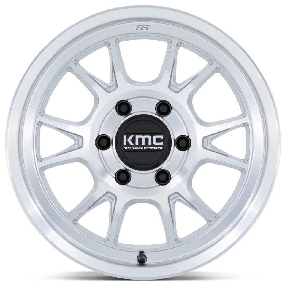 KMC KM729 Range Gloss Silver Machined 3 of 3