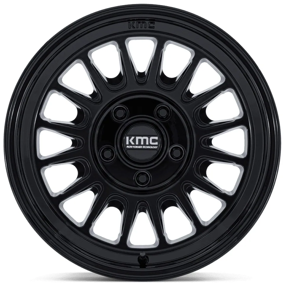 KMC KM733 Impact FFT Gloss Black 2 of 3