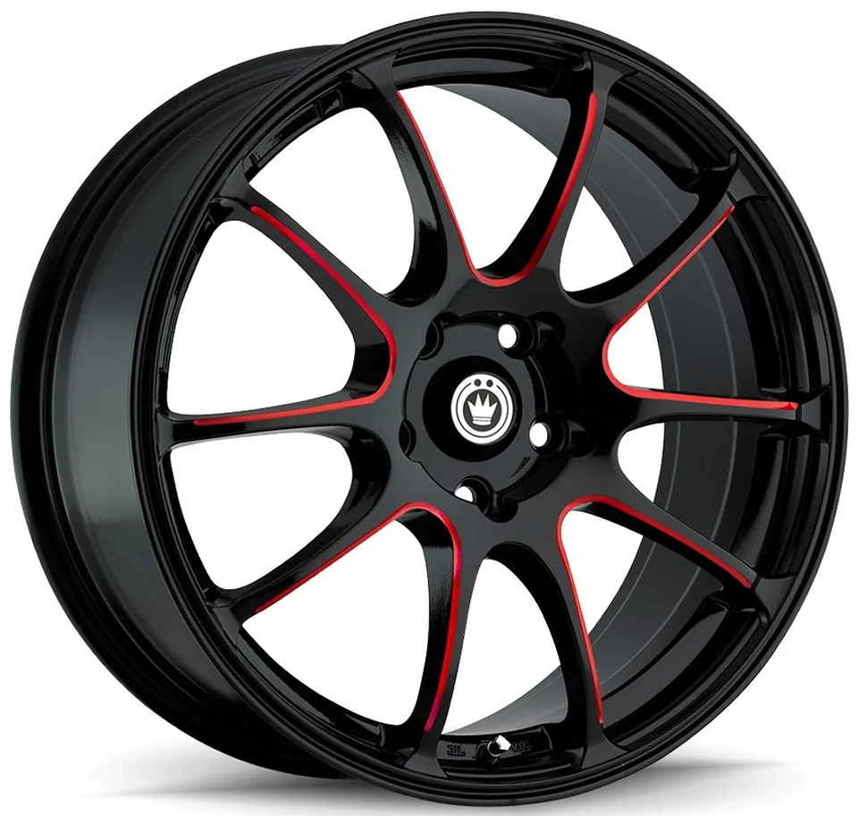 Konig Illusion Gloss Black w/ Ball Cut Red 1 of 1