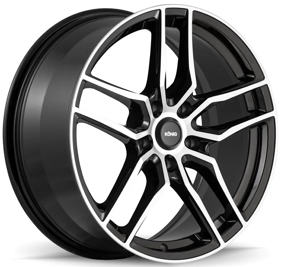 Konig Intention Gloss Black Machined Face 1 of 1