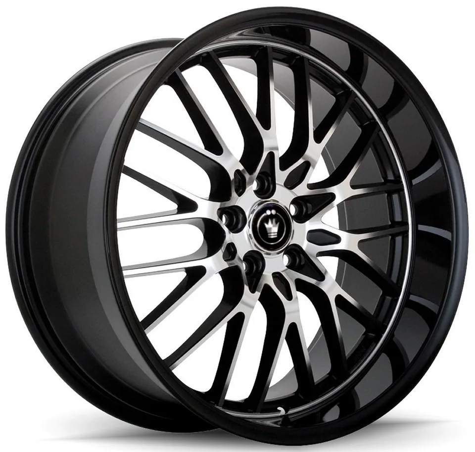 Konig Lace Gloss Black Machined Face 1 of 1