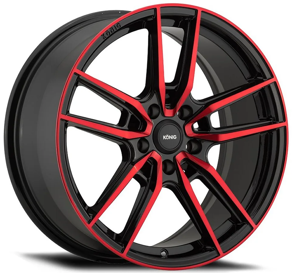 Konig Myth Gloss Black w/ Red Tinted Clear Coat 1 of 1