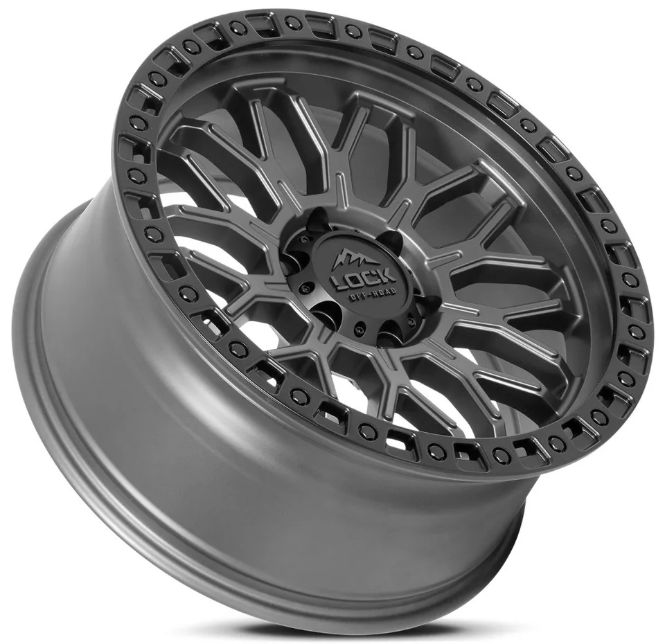 Lock Off-Road Combat Matte Grey w/ Matte Black Ring 3 of 3