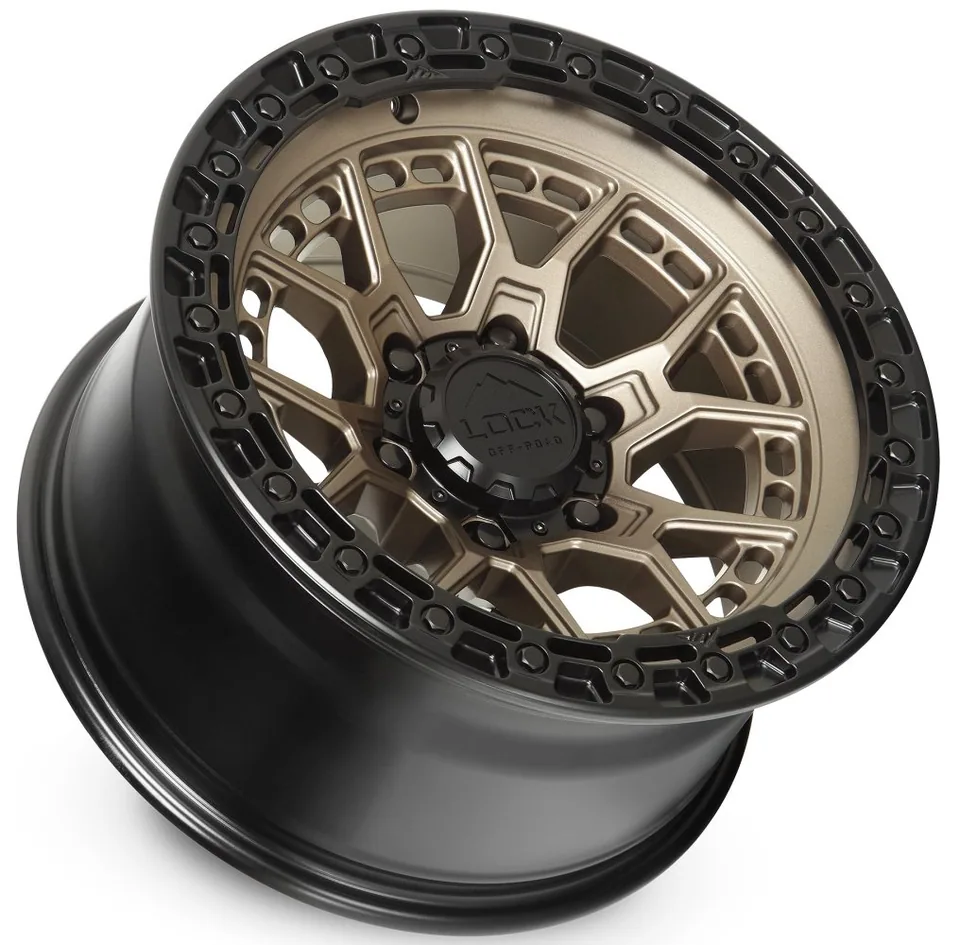 Lock Off-Road Commando Matte Bronze w/ Matte Black Ring 6x5.5//139.7 - 2 of 3