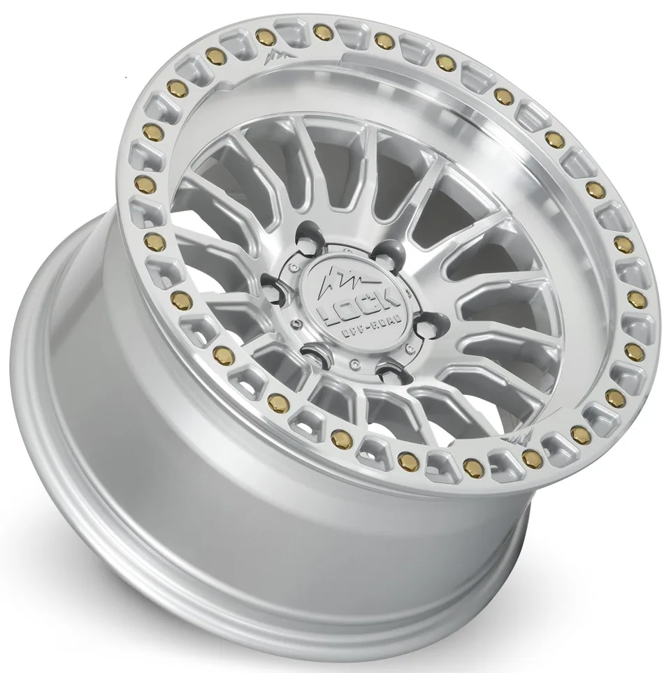 Lock Off-Road Grit Machined w/ Clear Coat 2 of 2