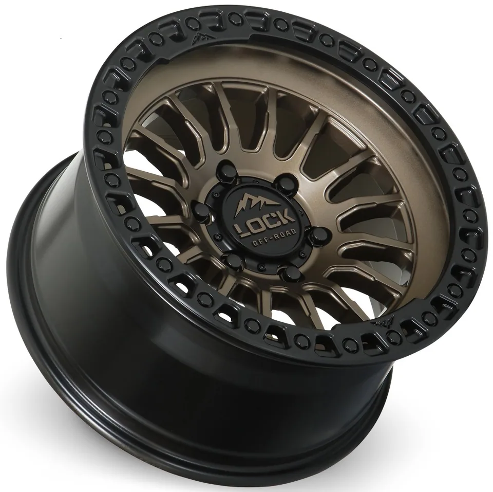 Lock Off-Road Grit Matte Bronze w/ Matte Black Ring 2 of 2