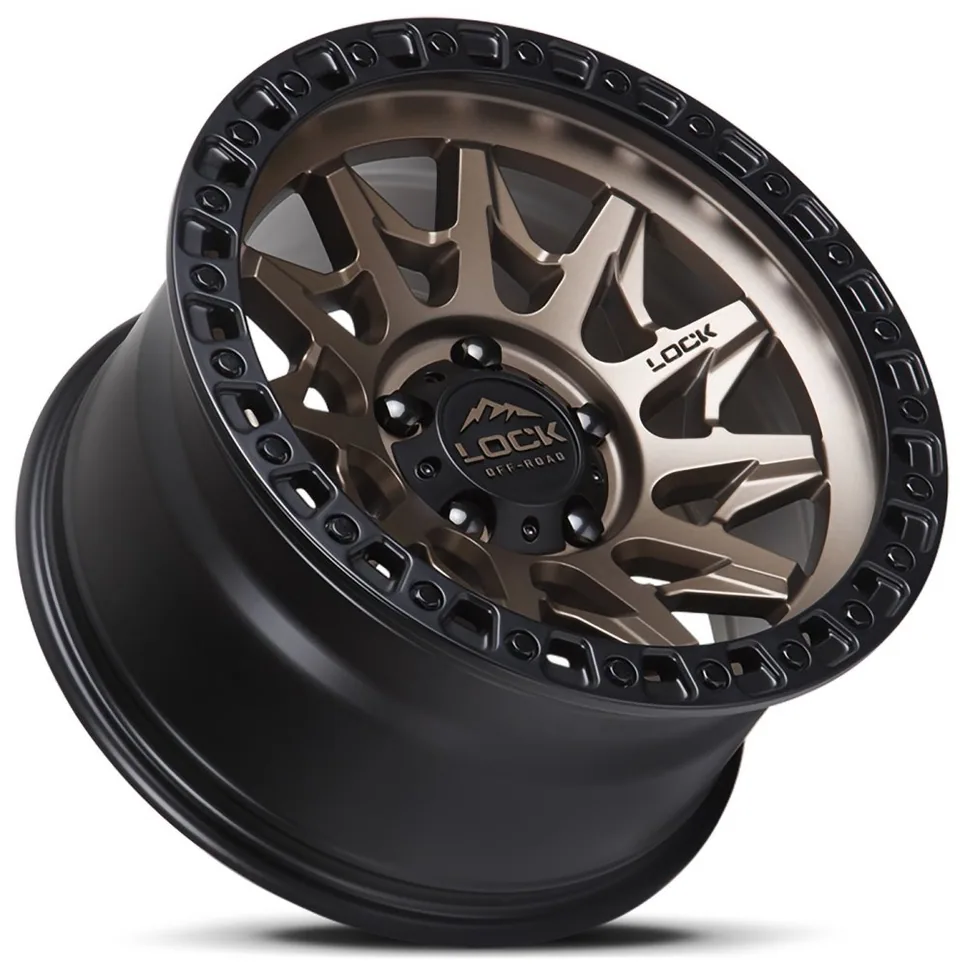 Lock Off-Road Lunatic Matte Bronze w/ Matte Black Ring 2 of 3