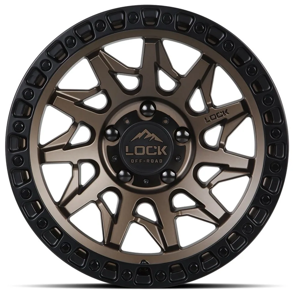 Lock Off-Road Lunatic Matte Bronze w/ Matte Black Ring 3 of 3