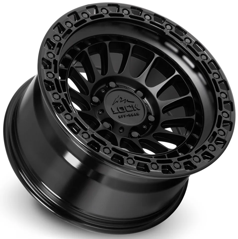 Lock Off-Road Mojave Matte Black w/ Gloss Black Ring 3 of 3