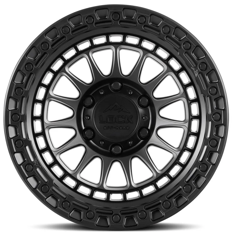 Lock Off-Road Mojave Matte Black w/ Matte Black Ring 2 of 3