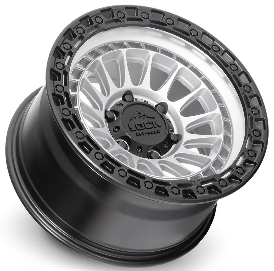 Lock Off-Road Mojave Matte Silver w/ Matte Black Ring 3 of 3