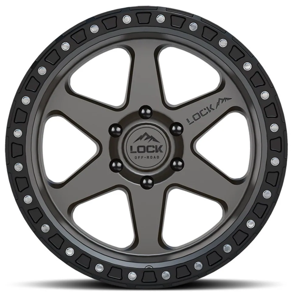 Lock Off-Road Olympus Olympus Matte Grey w/ Matte Black Ring 6x5.5/ 3 of 3