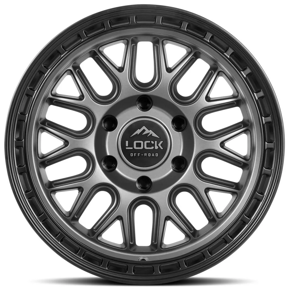 Lock Off-Road Onyx Matte Grey w/ Matte Black Ring 2 of 3