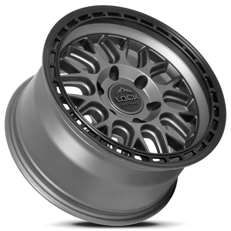 Lock Off-Road Onyx Matte Grey w/ Matte Black Ring 3 of 3