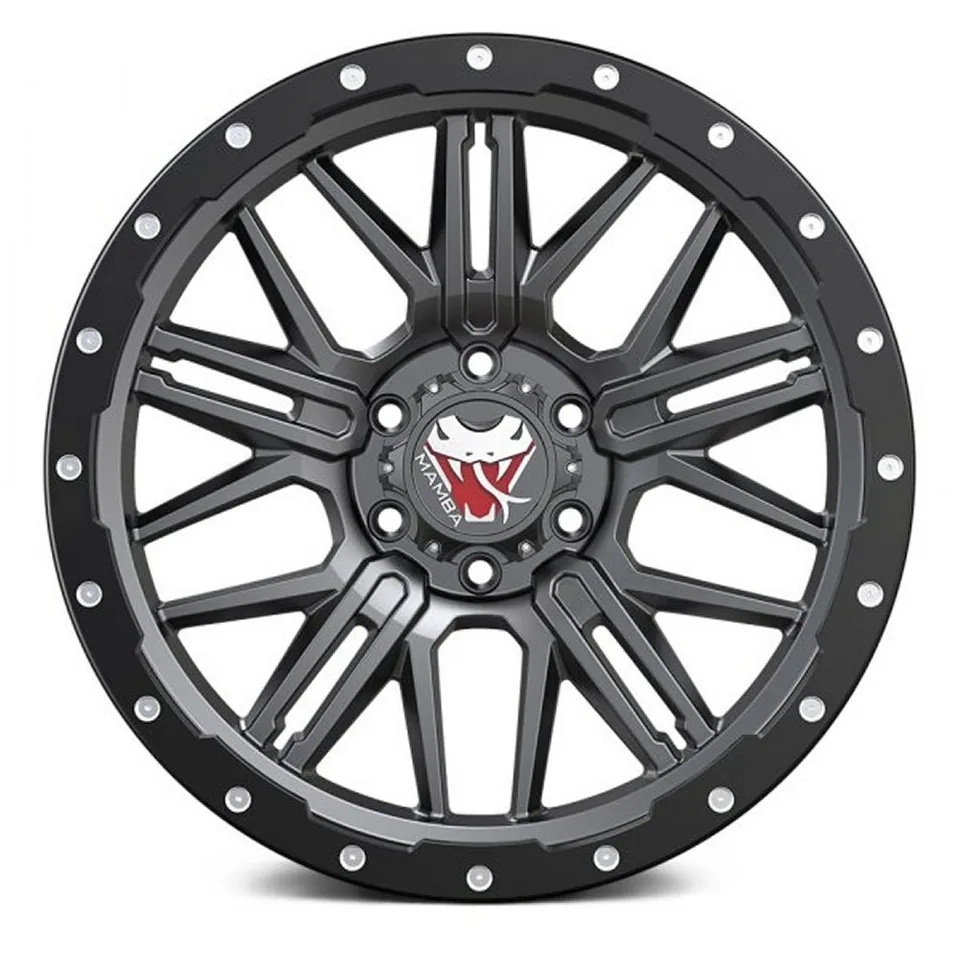 Mamba Off-Road M25 Matte Grey w/ Black Lip 2 of 2