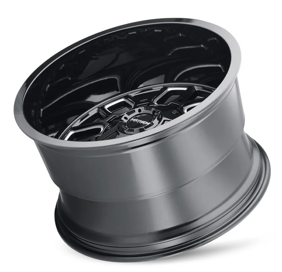 Mayhem Cogent 8107B Gloss Black w/ Milled Spokes 6x135 3 of 3
