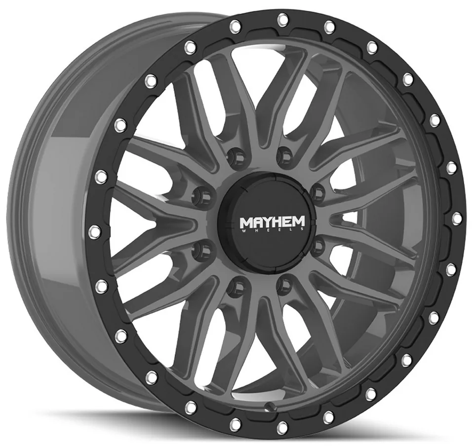 Mayhem Vector 8310 Matte Gunmetal w/ Black Lip 2 of 2