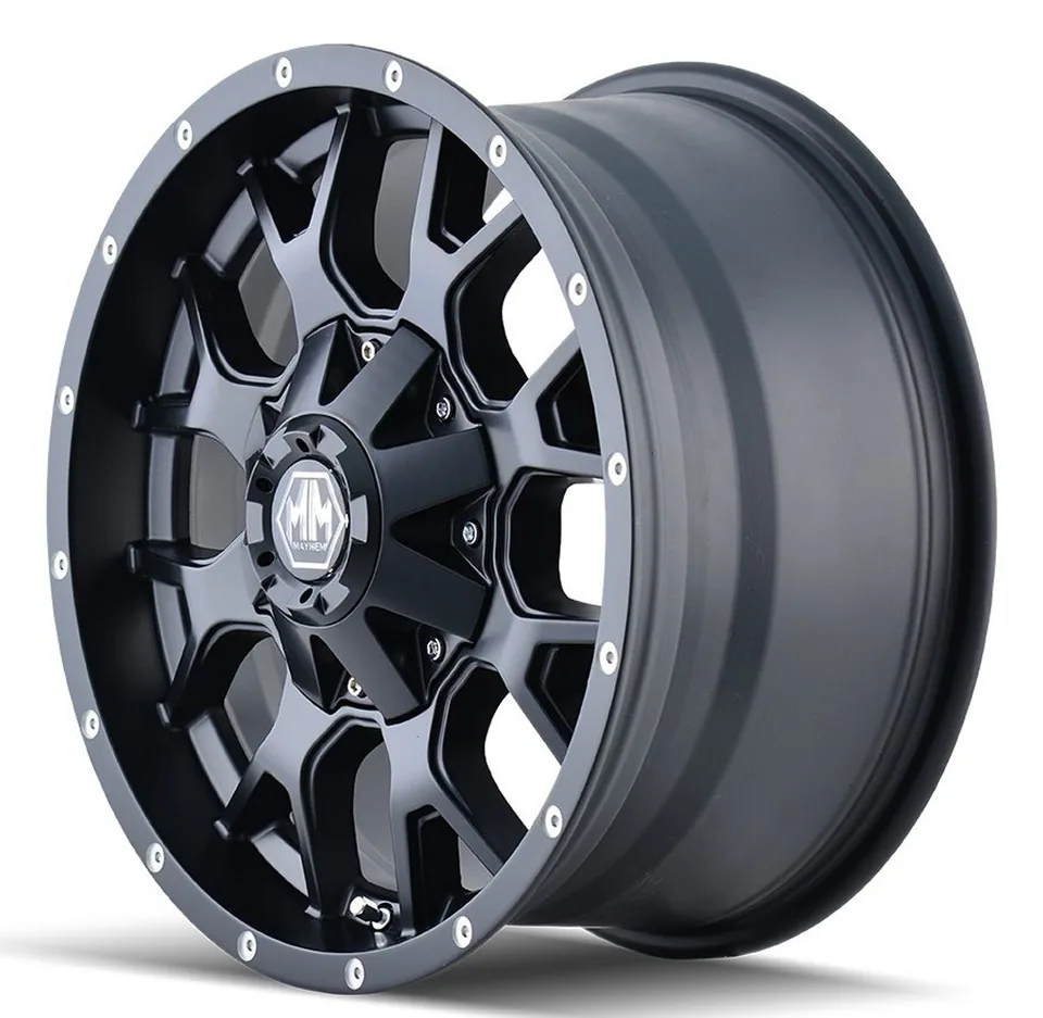 Mayhem Warrior 8015MB Matte Black 6x135 2 of 2