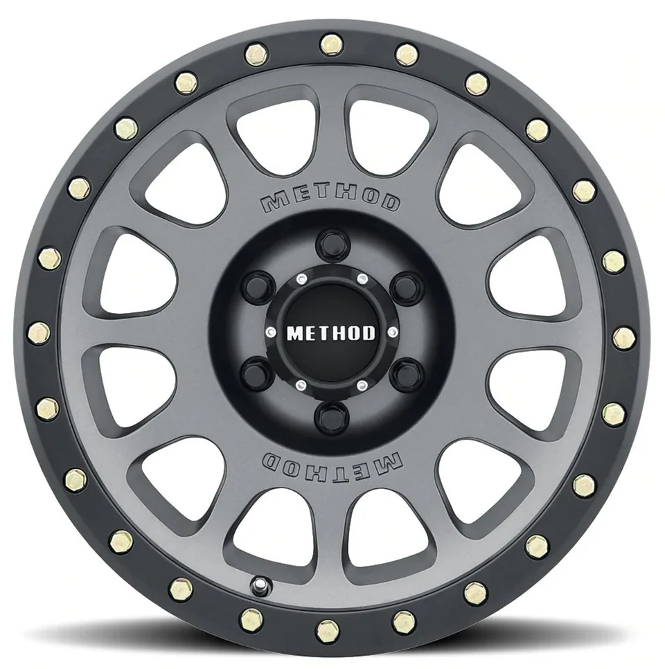 Method Race MR305 NV Titanium w/ Matte Black Lip 3 of 12