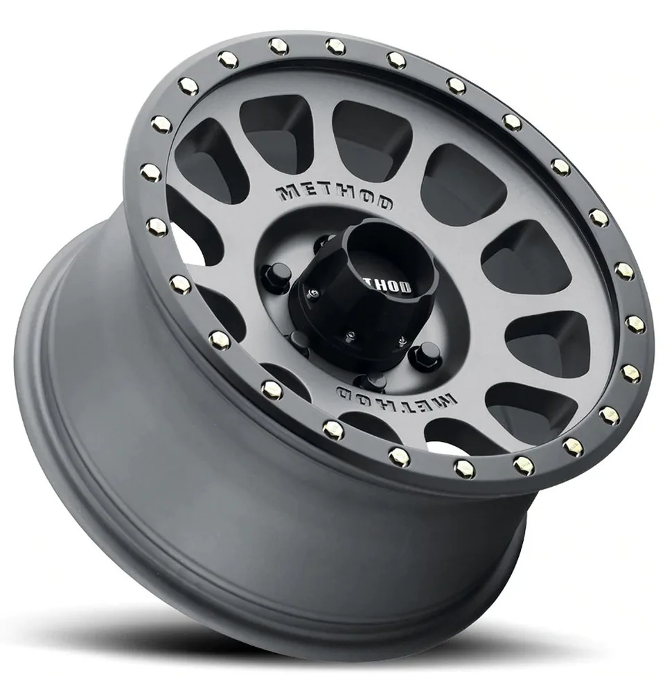 Method Race MR305 NV Titanium w/ Matte Black Lip 11 of 12