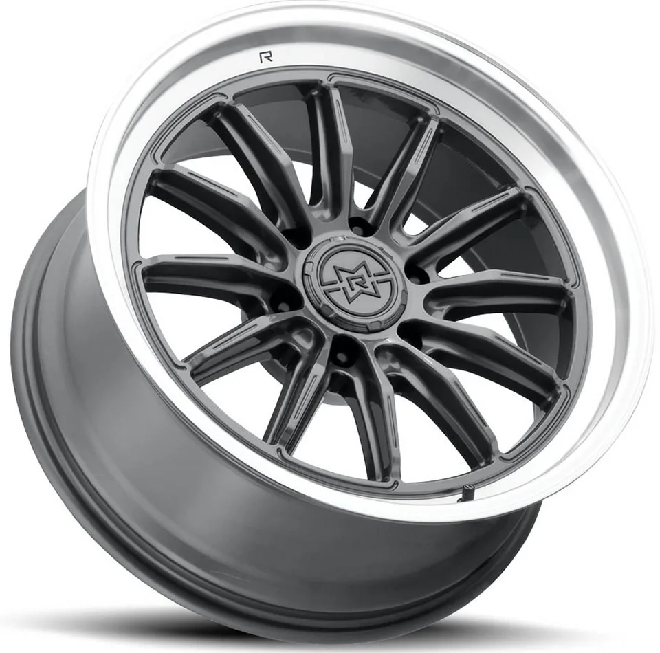 Method Race MR803 Raised Gloss Titanium w/ Machined Lip 3 of 3