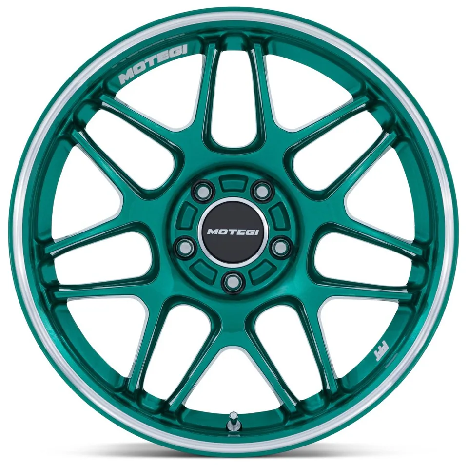 Motegi MR158 Hokkaido Green w/ Machined Lip 3 of 3