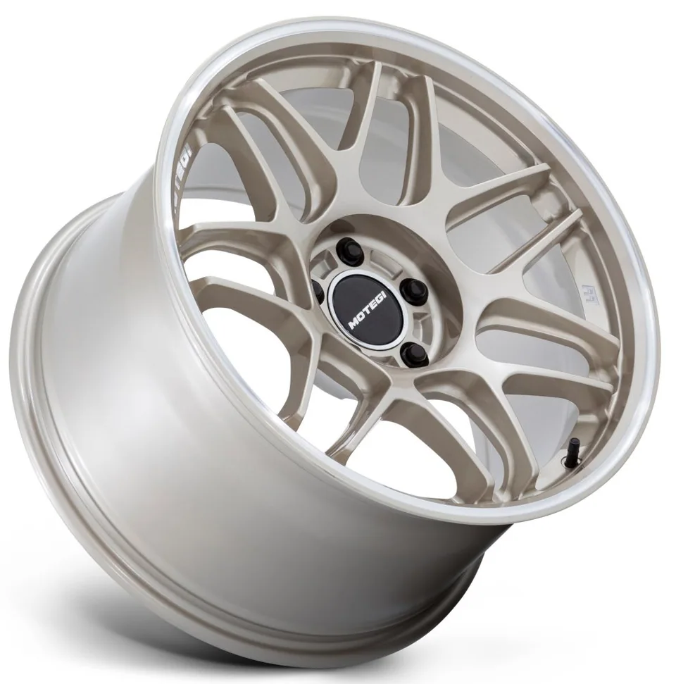 Motegi MR158 Motorsport Gold w/ Machined Lip 3 of 3