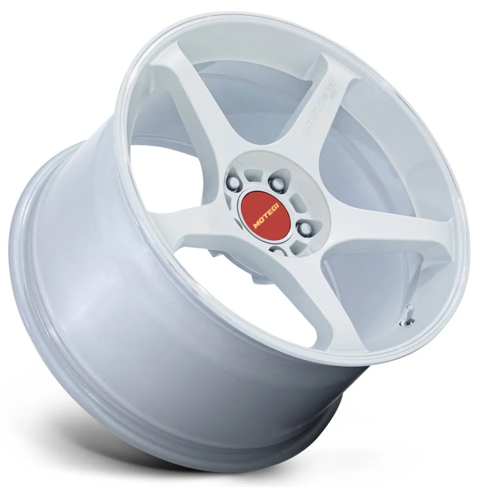 Motegi MR159 Matsuri White Pearl w/ Machined Lip Stripe 3 of 3