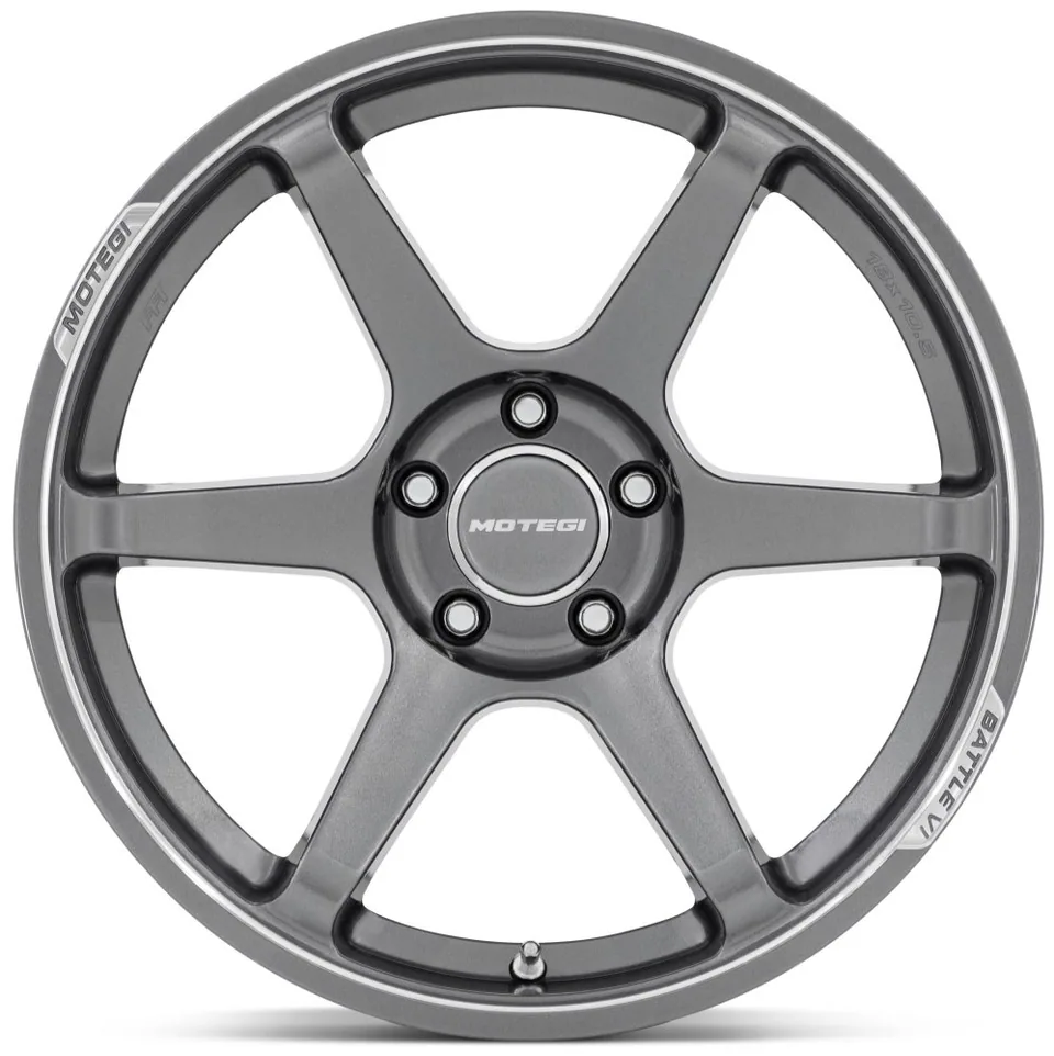 Motegi MR160 Gloss Gunzilla w/ Machined Lip 2 of 3