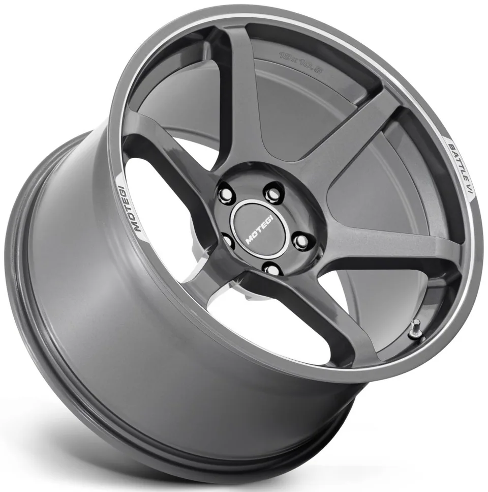 Motegi MR160 Gloss Gunzilla w/ Machined Lip 3 of 3