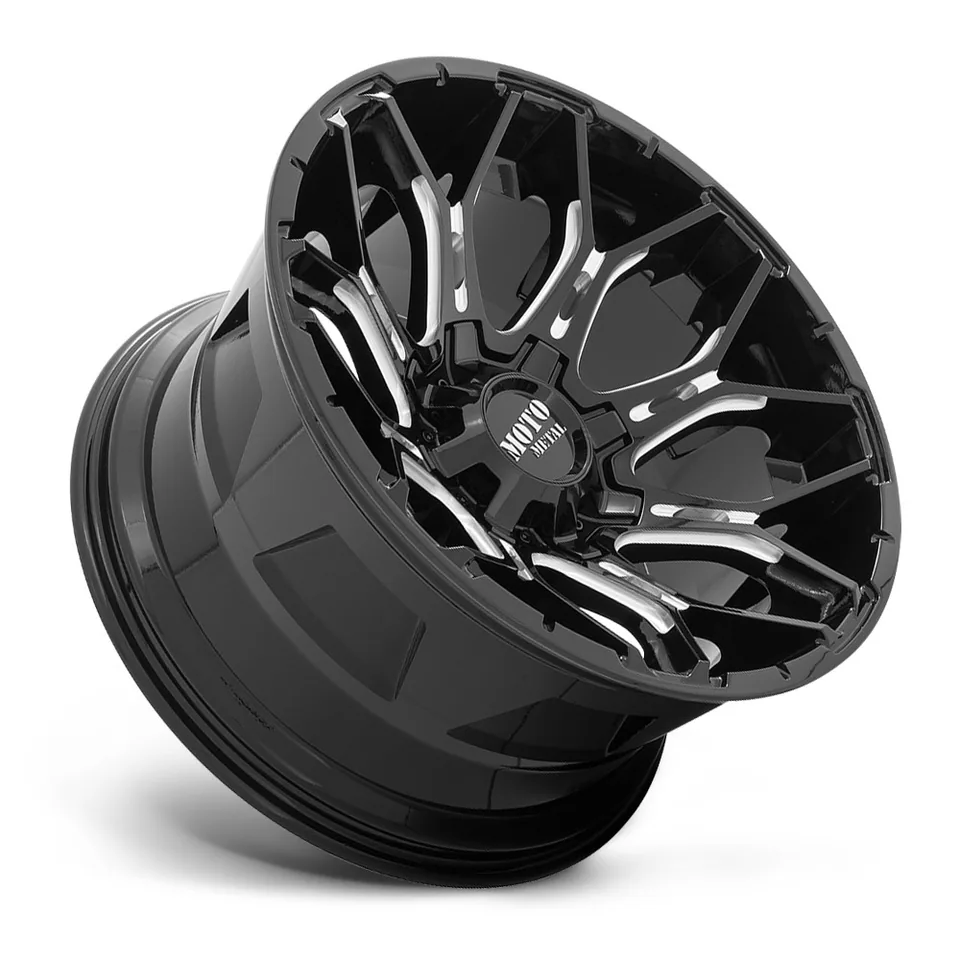 Moto Metal MO808 Gloss Black Milled 6x135 3 of 3