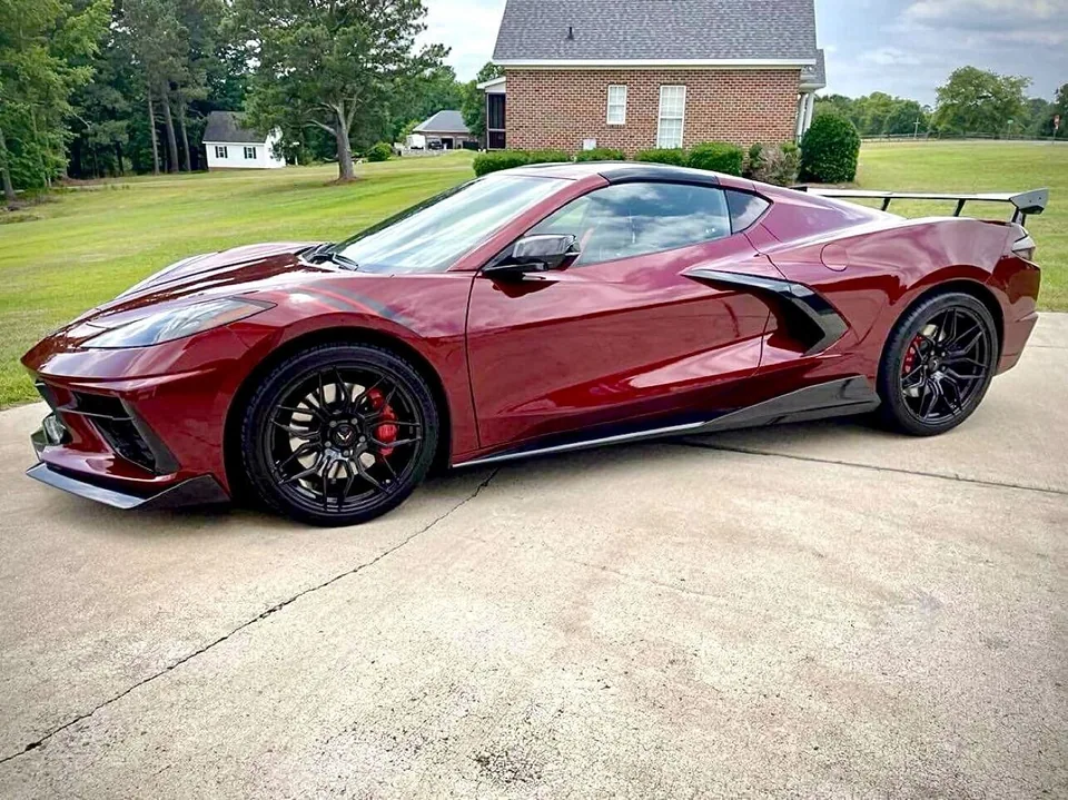 MRR M024 Corvette C6/ C7 Replica Wheels Gloss Black 5 of 5