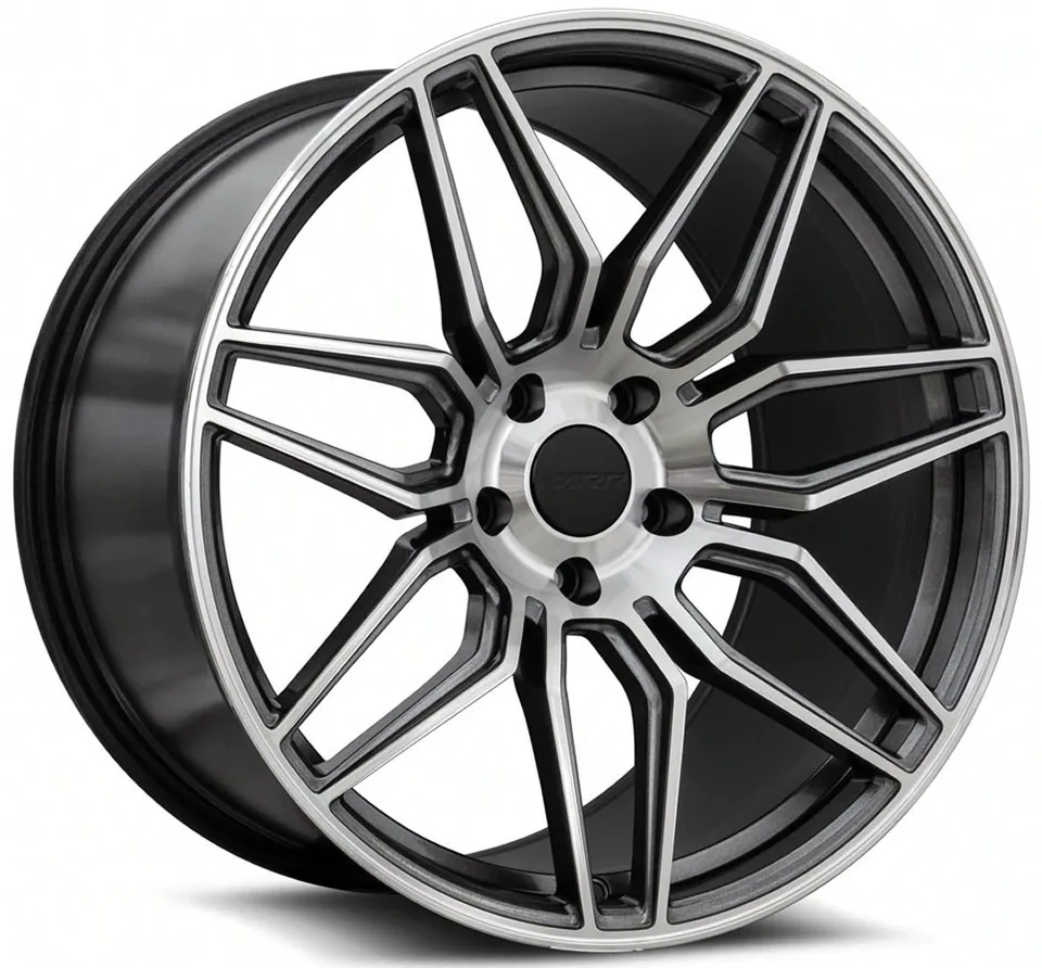 MRR M024 Corvette C8 Replica Wheels Gunmetal Machined 1 of 6