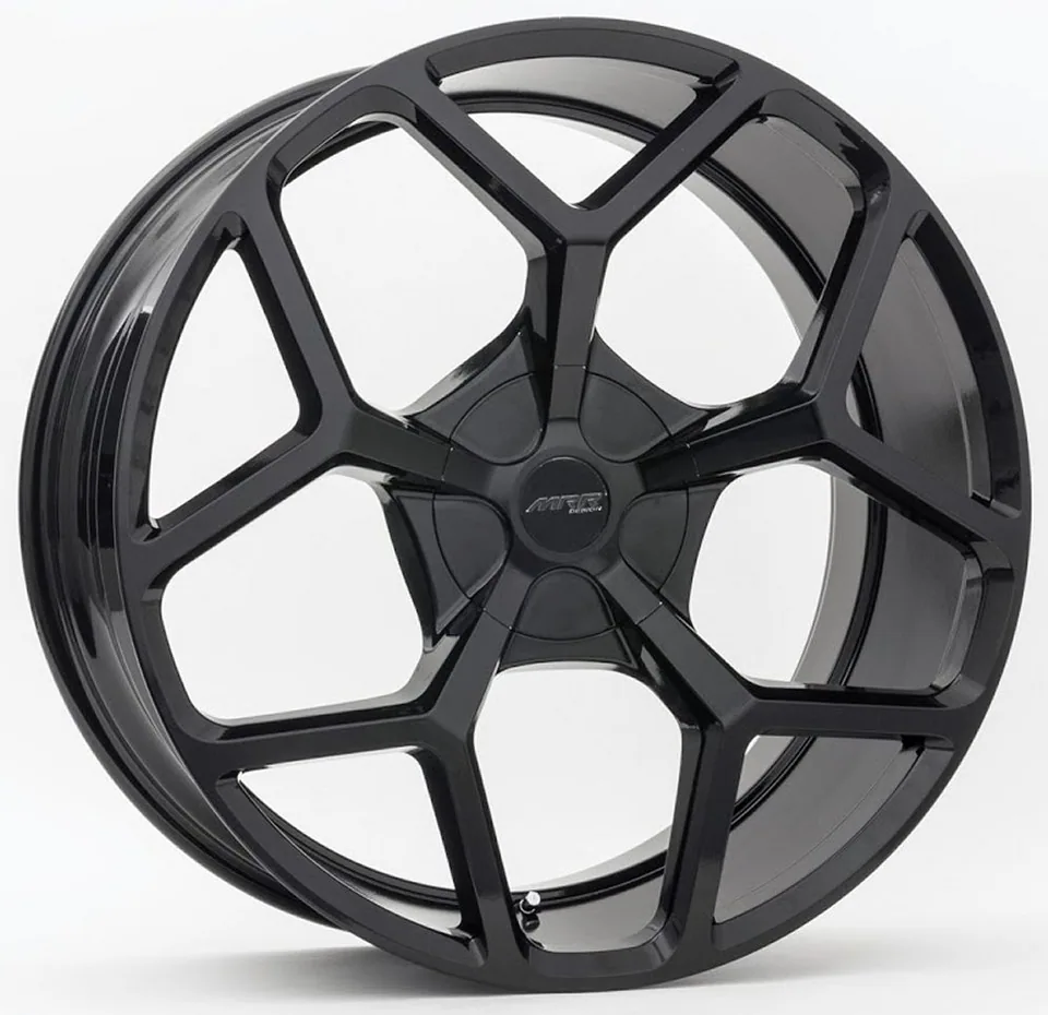 MRR T228 Truck Wheels Gloss Black 6x5.5/139.7 1 of 3