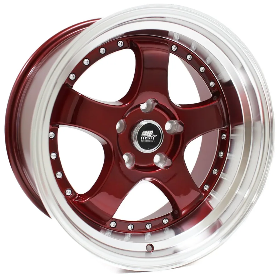 MST MT07 Candy Red w/ Machined Lip 1 of 2