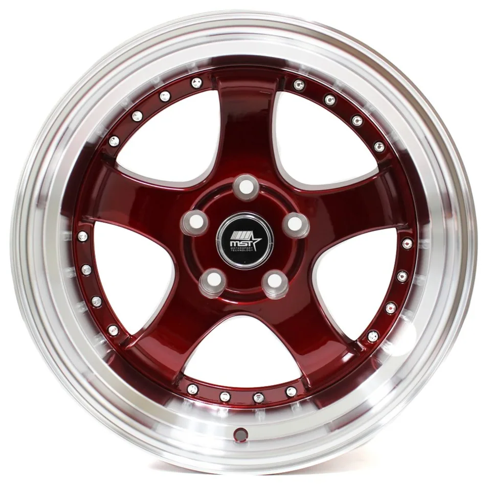 MST MT07 Candy Red w/ Machined Lip 2 of 2