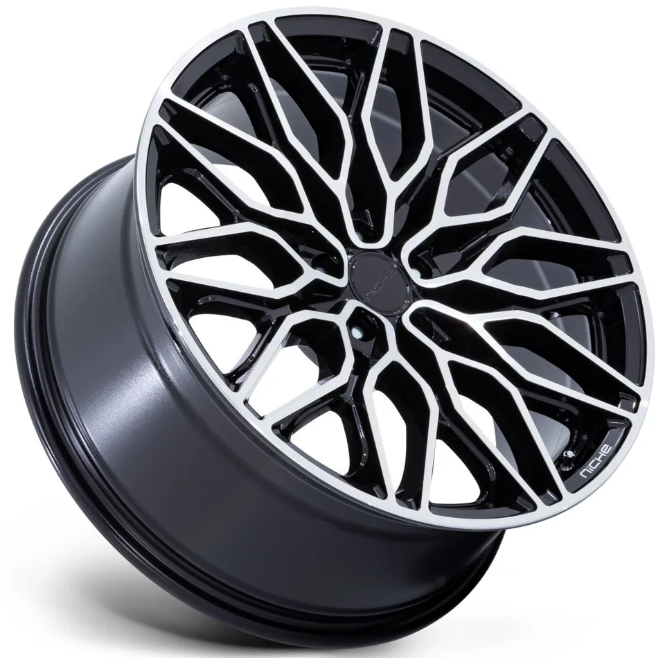 Niche Calabria 5 Gloss Black Machined NC277 3 of 3