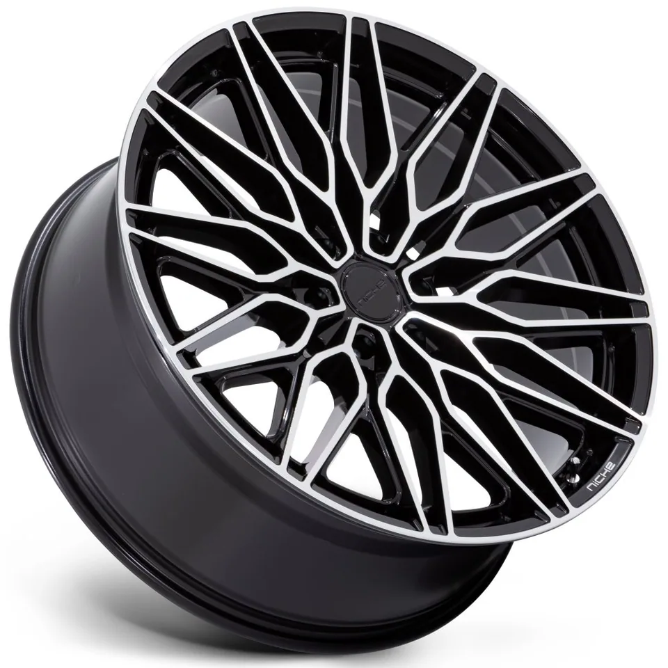 Niche Calabria 6 Gloss Black Machined NC278 3 of 3